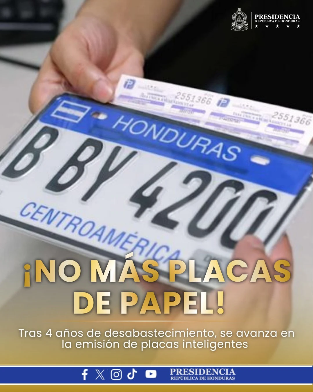 El anuncio fue hecho por la Presidencia de Honduras a través de sus redes sociales. Foto: cortesía de Internet 