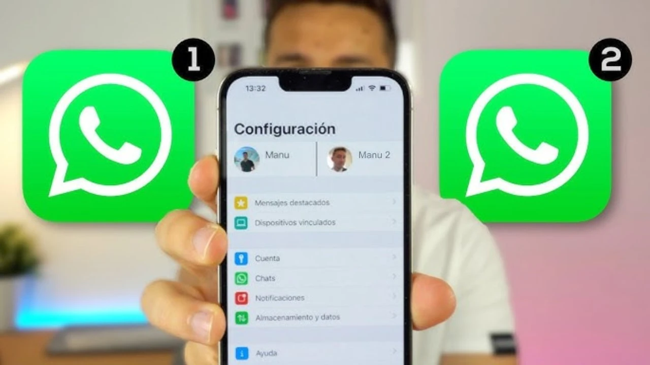 Imagen Principal de Nota: WhatsApp: así puedes liberar espacio, transferir chats y usar dos cuentas en iOS