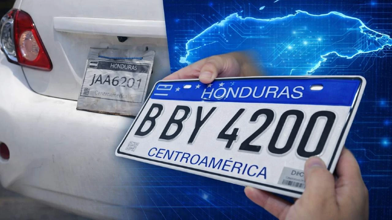 Imagen de ¡Adiós placas de papel!: Vehículos y motos usarán placas inteligentes en Honduras