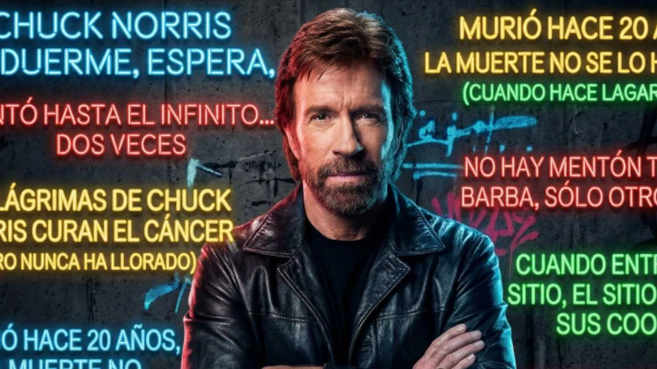 Los 20 mejores chistes y frases exageradas sobre la fuerza de Chuck Norris