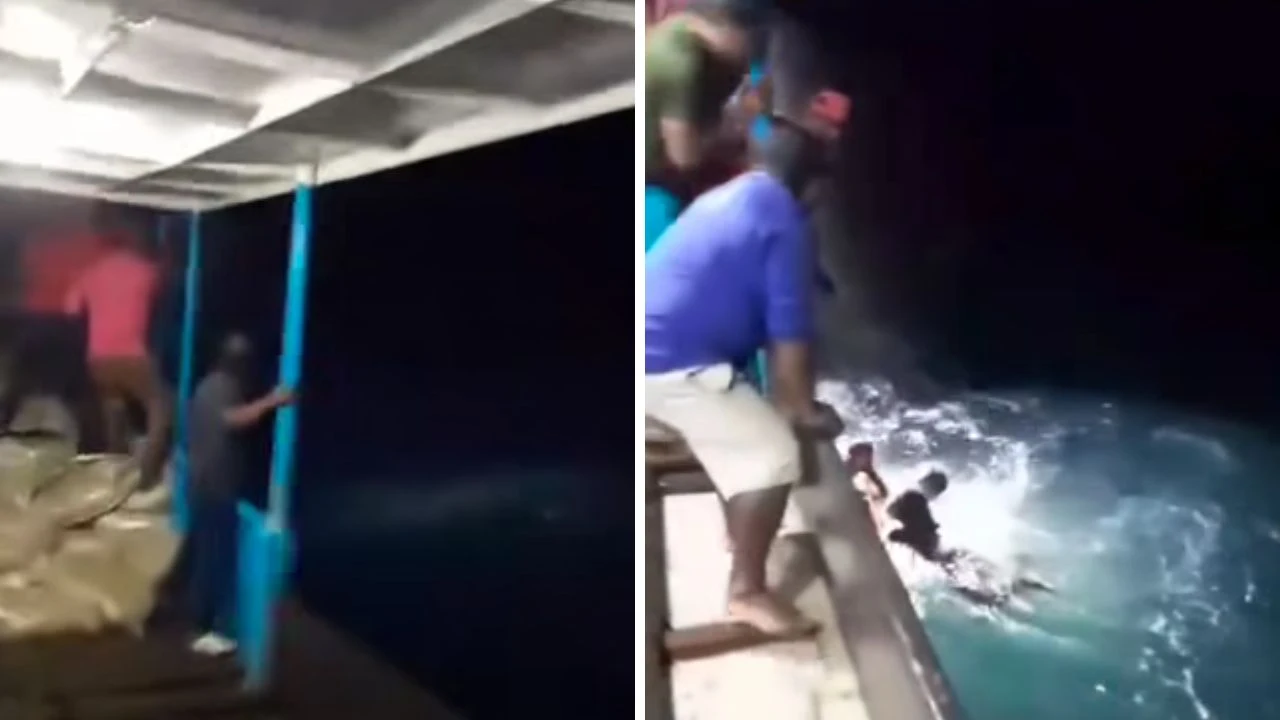 Imagen Principal de Nota: Desgarrador video del naufragio del Mister Jim, en Brus Laguna: madre y bebé desaparecen