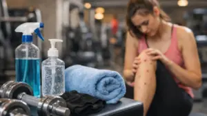 Imagen de Joven se contagia de verrugas por este descuido al entrenar en el gimnasio