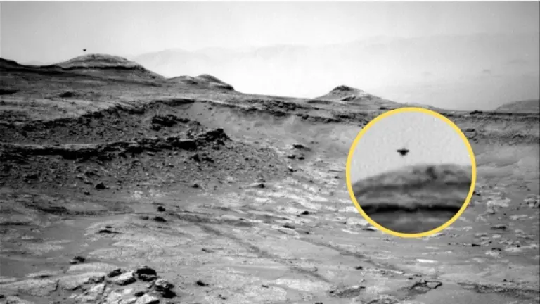 Imagen Principal de Nota: ¿Captó la NASA un OVNI en Marte? La foto que enciende la polémica