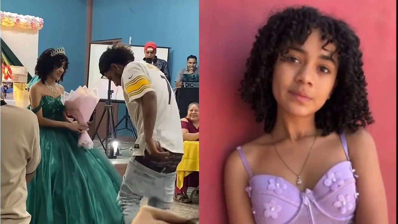Quinceañera de Guaimaca confiesa quién es el joven que bailó playero en su fiesta