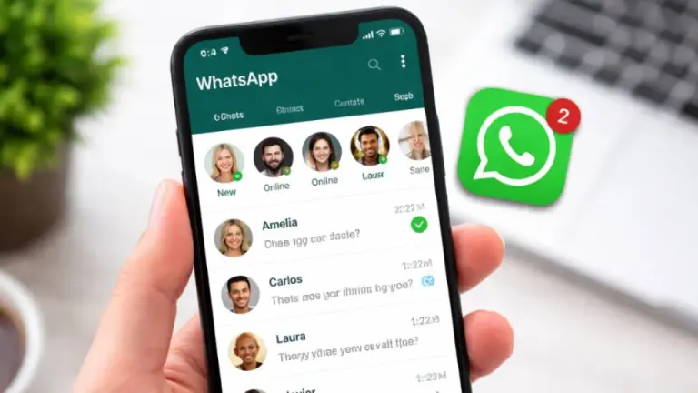 Imagen Principal de Nota: Nueva función de WhatsApp revelará qué contactos están en línea