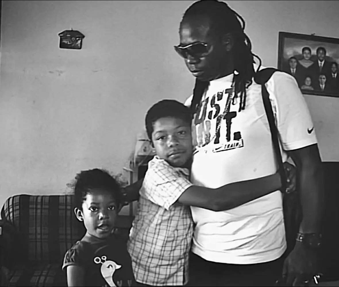 Seyri Martínez junto a su padre 