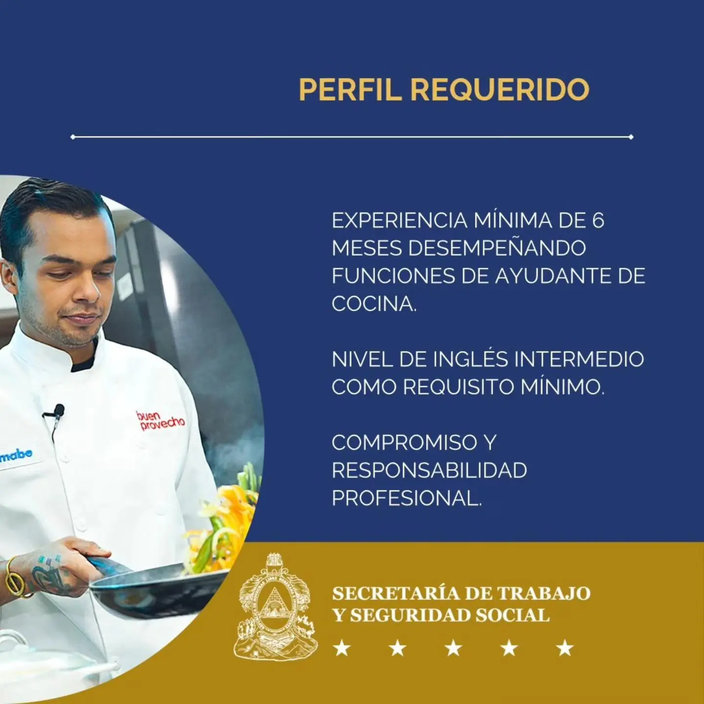 La STSS señaló estos requisitos para poder aplicar a la oportunidad.