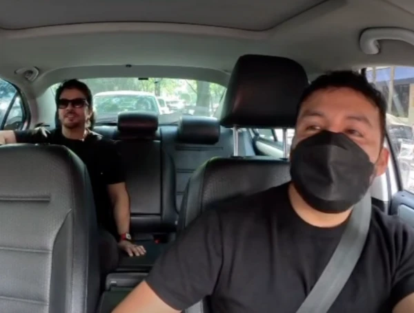 luis fonsi y taxista mexicano 