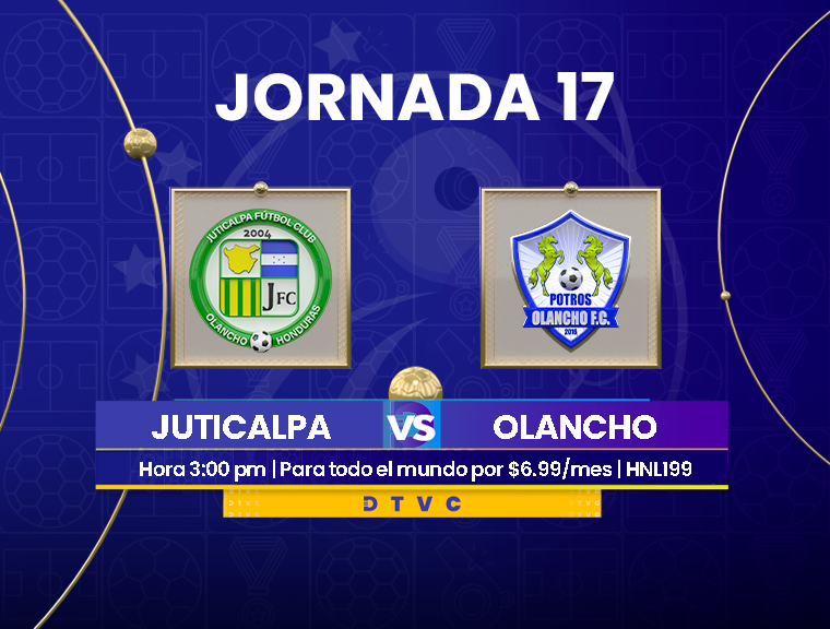 En vivo: Juticalpa vs Olancho, juego disponible a nivel mundial