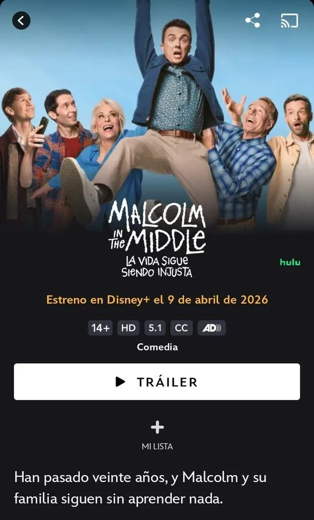 Afiche Malcolm el de en medio