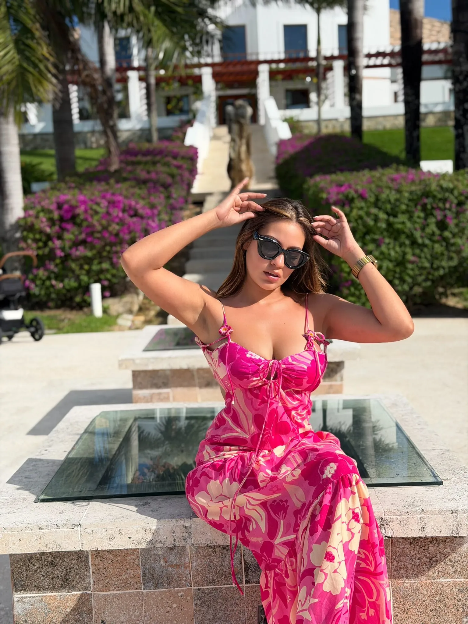 Alejandra Rubio desde la playa 