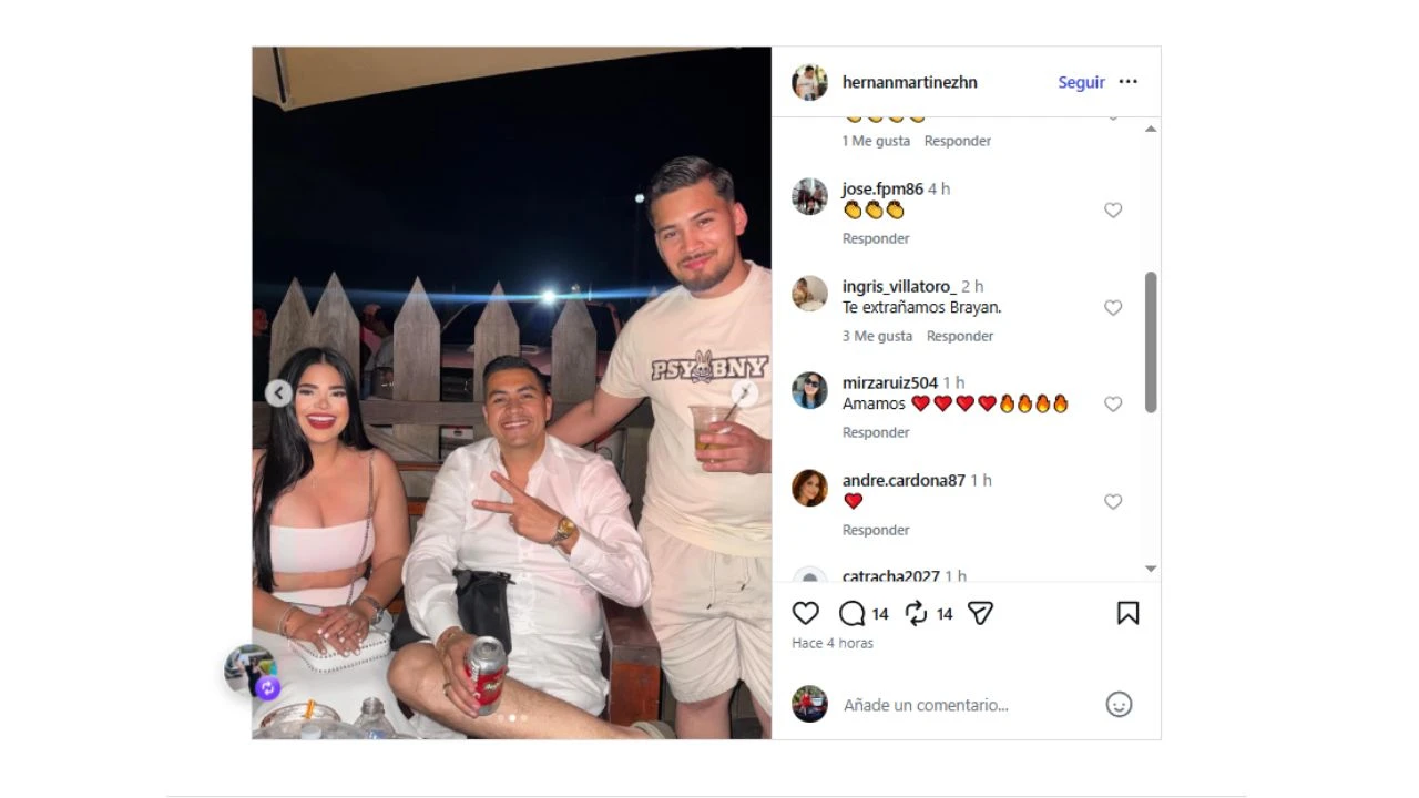 captura de instagram