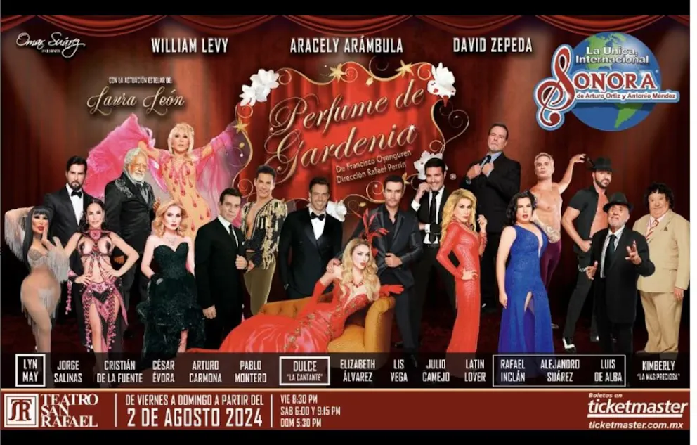 Poster perfume de Gardenia 