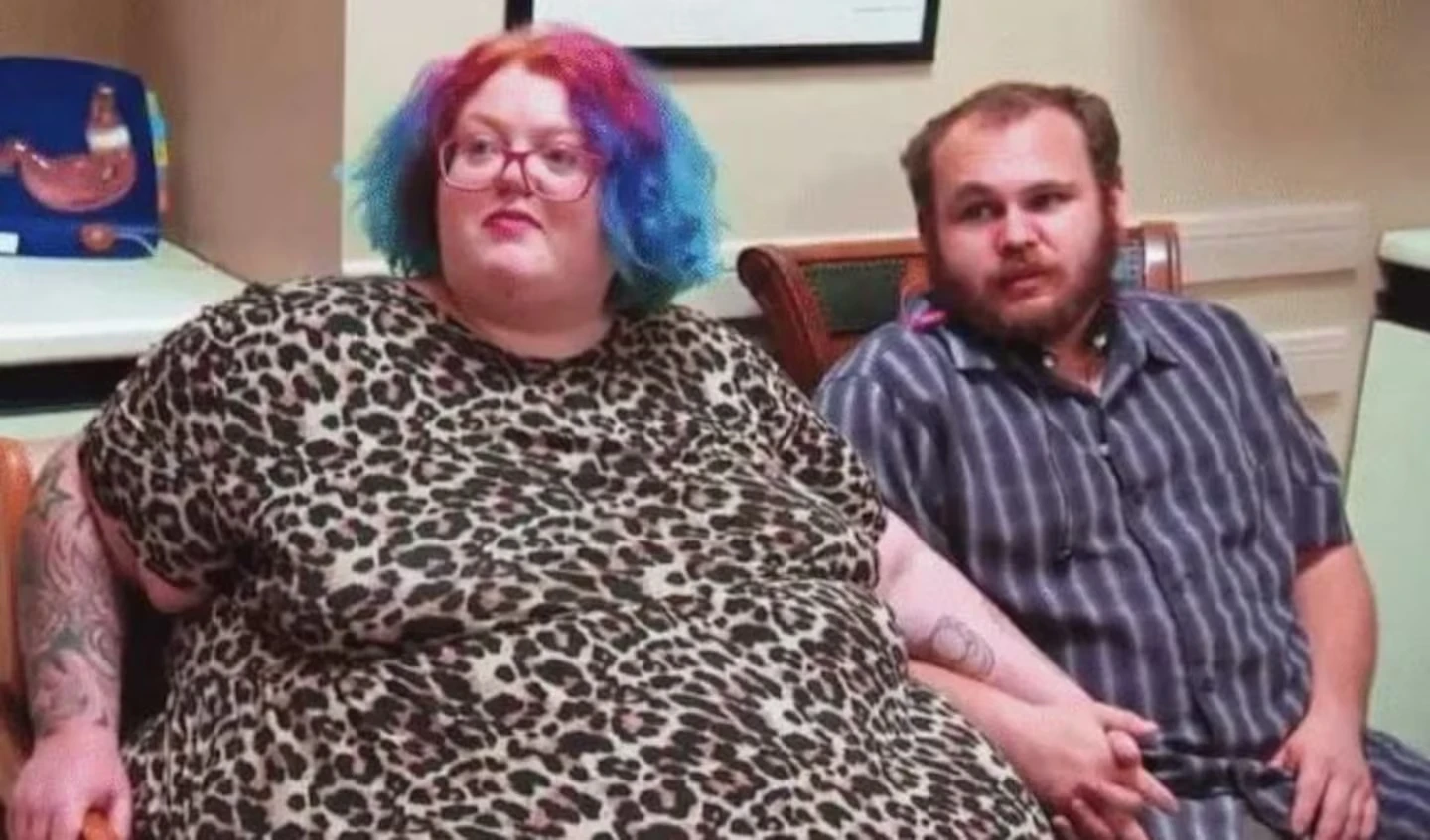 Dolly junto a su pareja en "Kilos mortales".