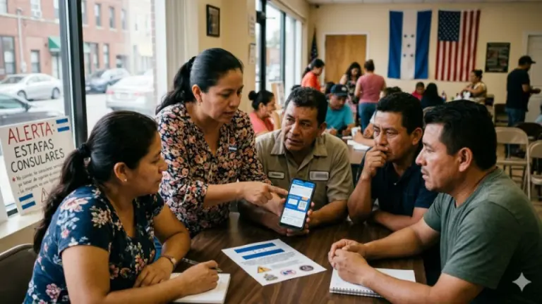 Imagen Principal de Nota: Alertan sobre peligrosa estafa con citas consulares que acecha a hondureños en EEUU