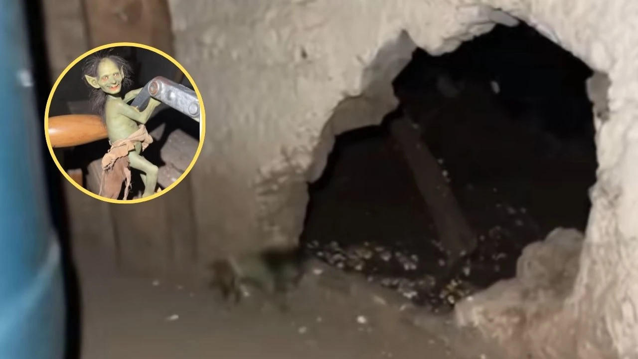 Captan en video a supuesto  "duende verde"  moliendo maíz a medianoche