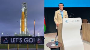 Imagen de ¿Rumbo al espacio? César Quintanilla muestra su boleto para viajar a la Luna