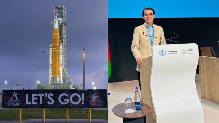 Imagen Principal de Nota: ¿Rumbo al espacio? César Quintanilla muestra su boleto para viajar a la Luna