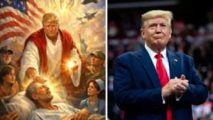 Imagen de ¿Donald Trump como Jesús? La polémica imagen que sacude las redes