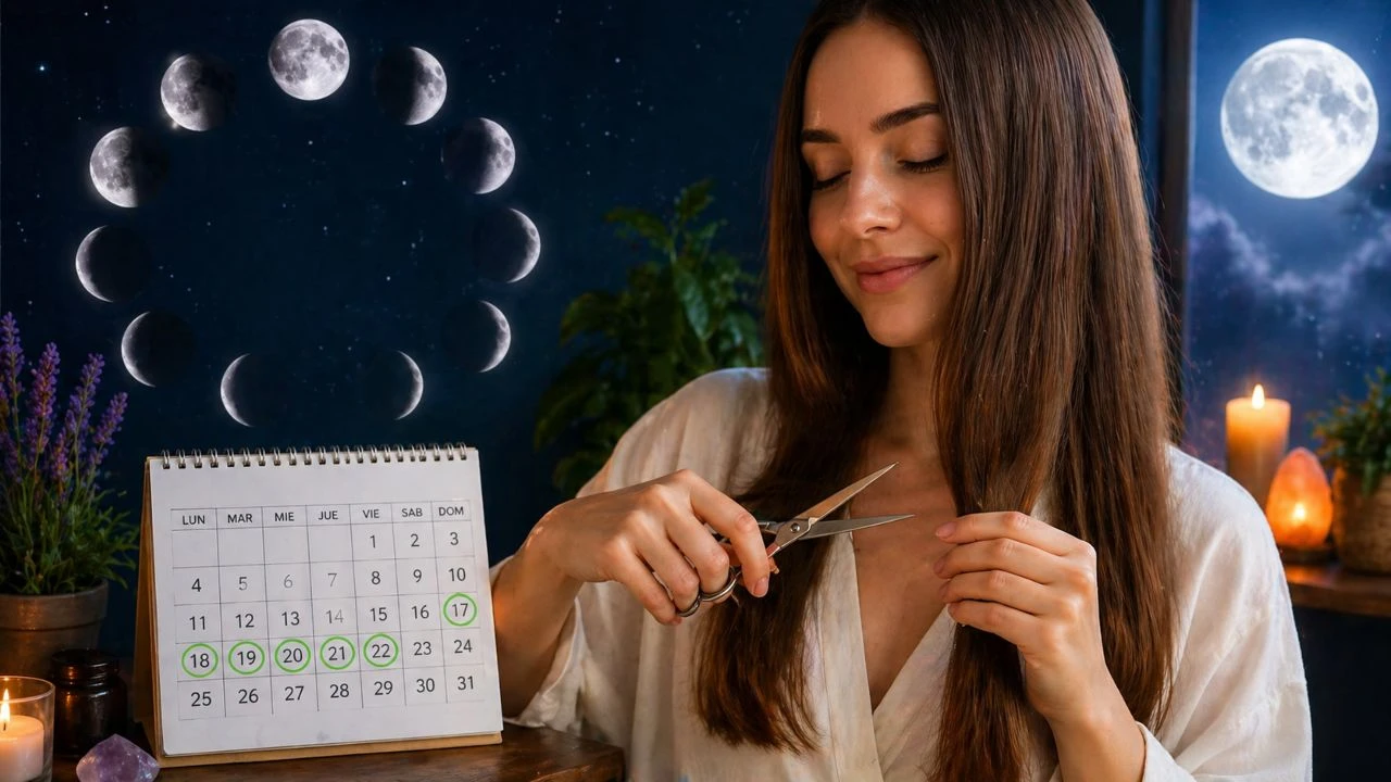 Calendario lunar de mayo: los mejores días para cortarte el pelo y que crezca rápido
