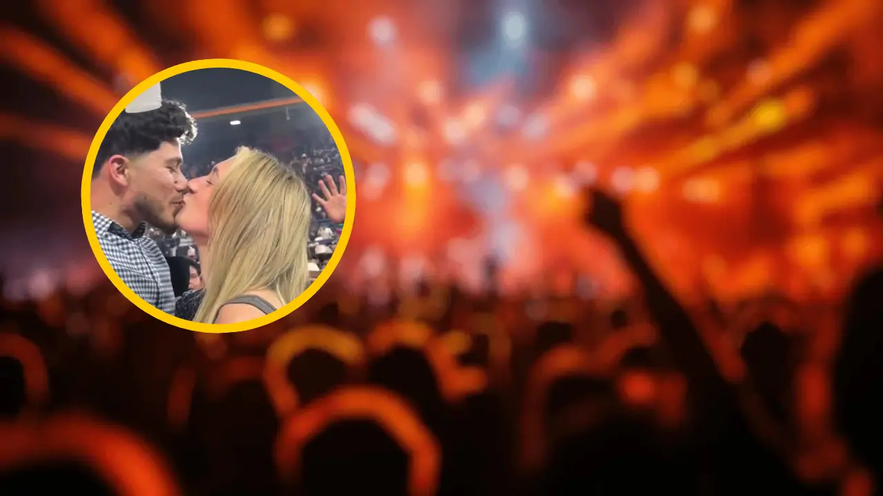 '¡Cárgalo!': La locura en un concierto para que un joven lograra el beso de su vida