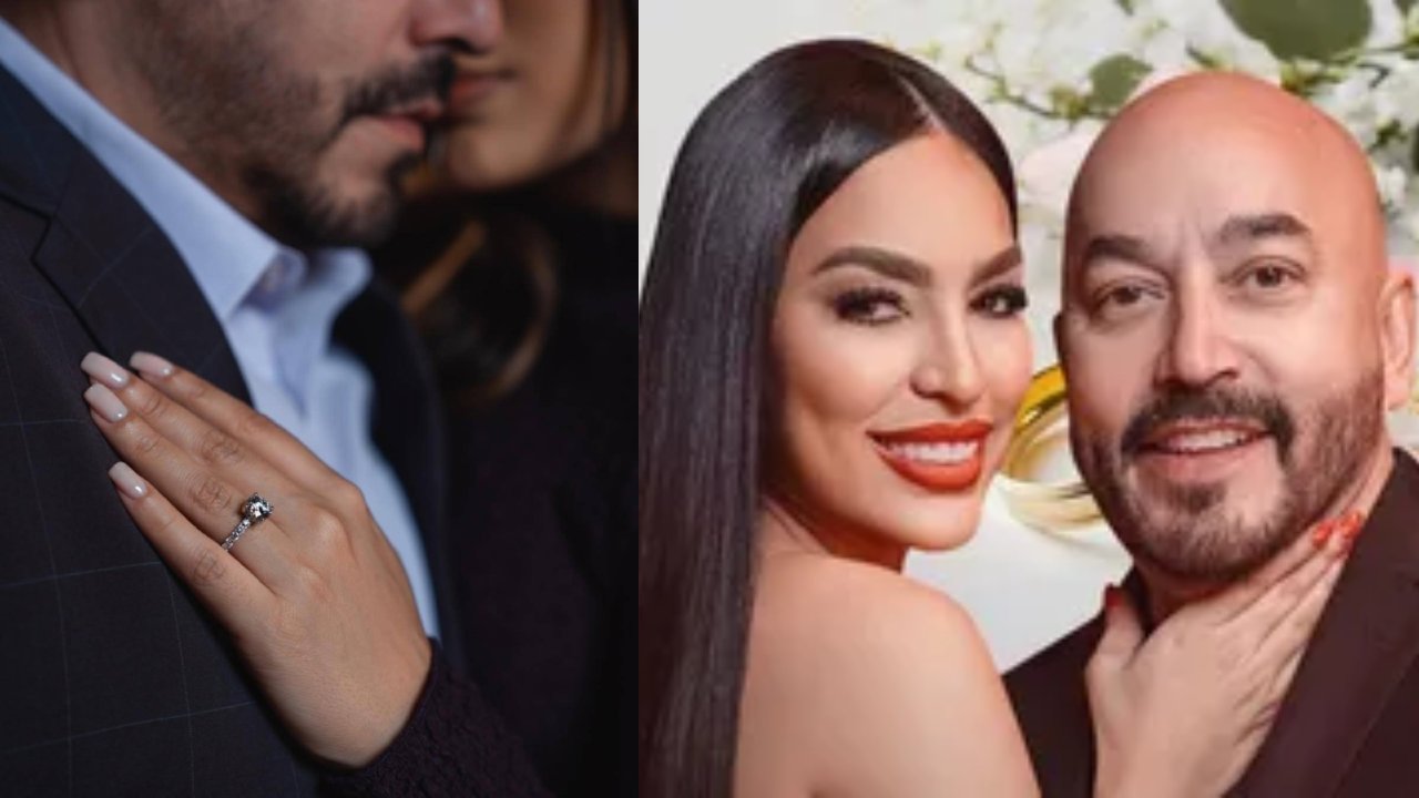 Lupillo Rivera le pone anillo a su novia 21 años menor