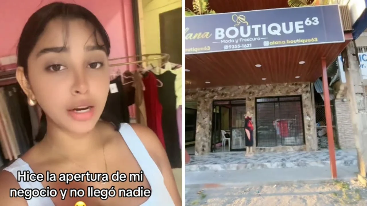 “Nadie llegó”: hondureña vive duro momento, abrió su negocio y nadie asistió