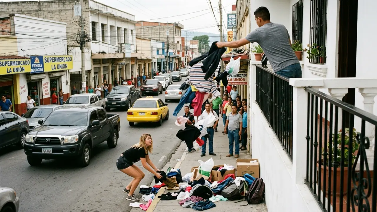 Imagen Principal de Nota: "Por infiel": tras engaño, hombre tira las cosas de su mujer a la calle