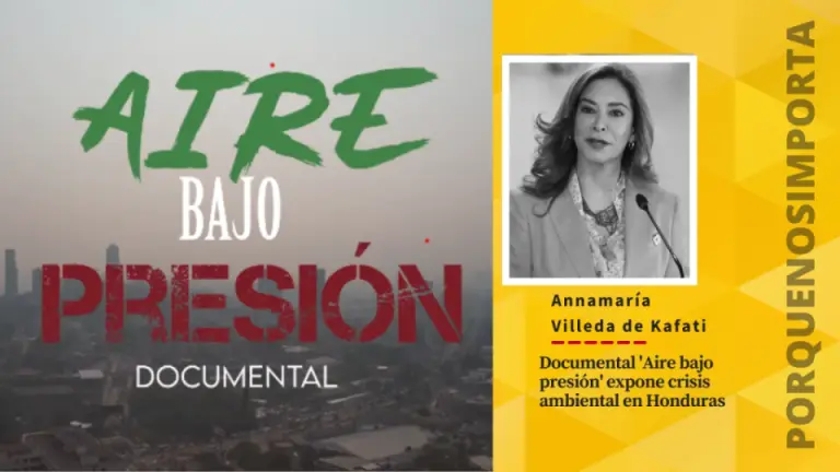 Documental 'Aire bajo presión' expone crisis ambiental en Honduras