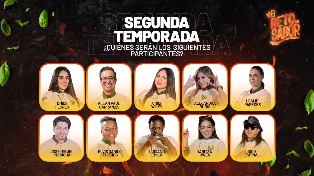 Reto de El Sabor particpantes 