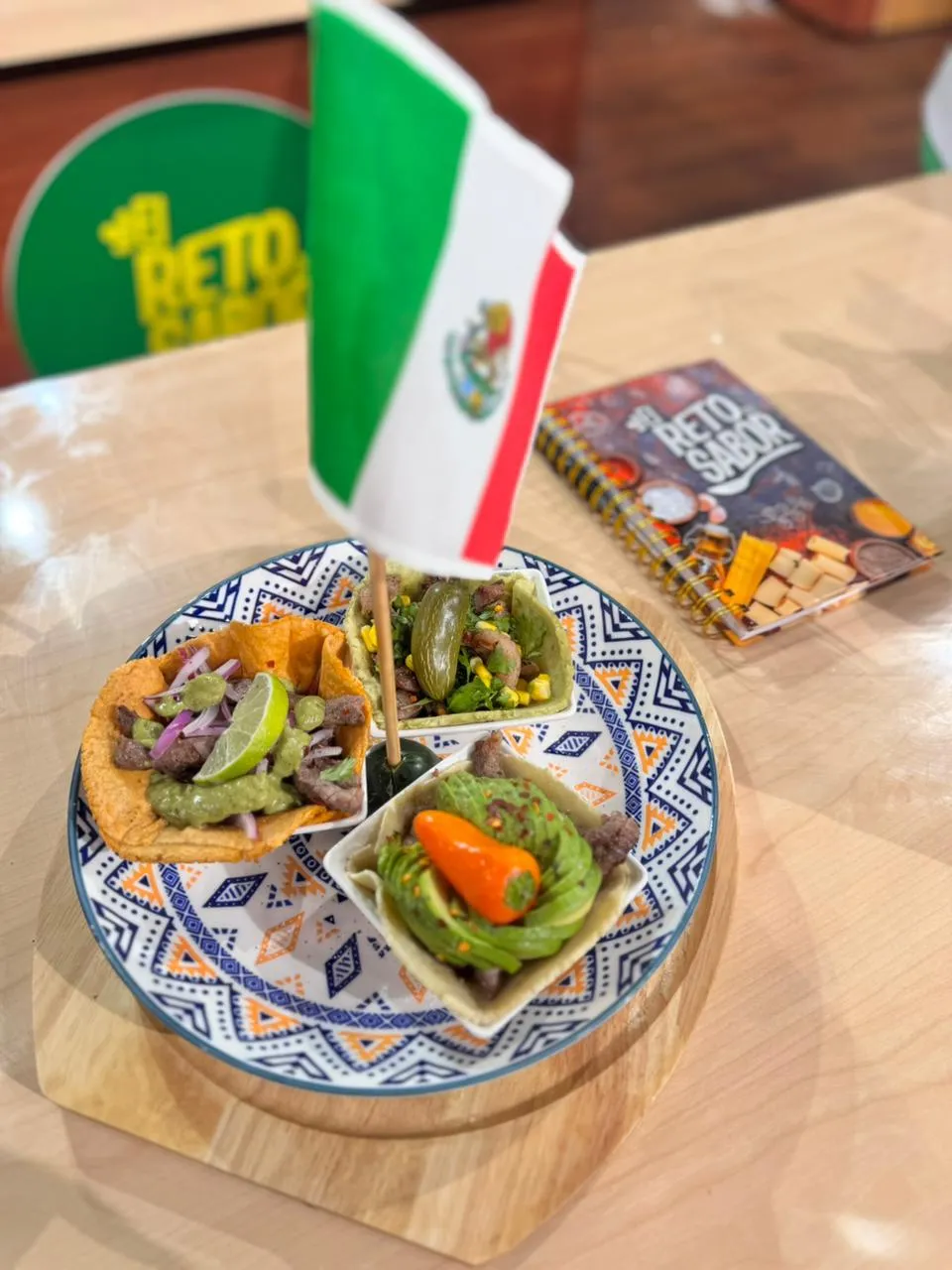 Tacos mexicanos en El Reto del Sabor 