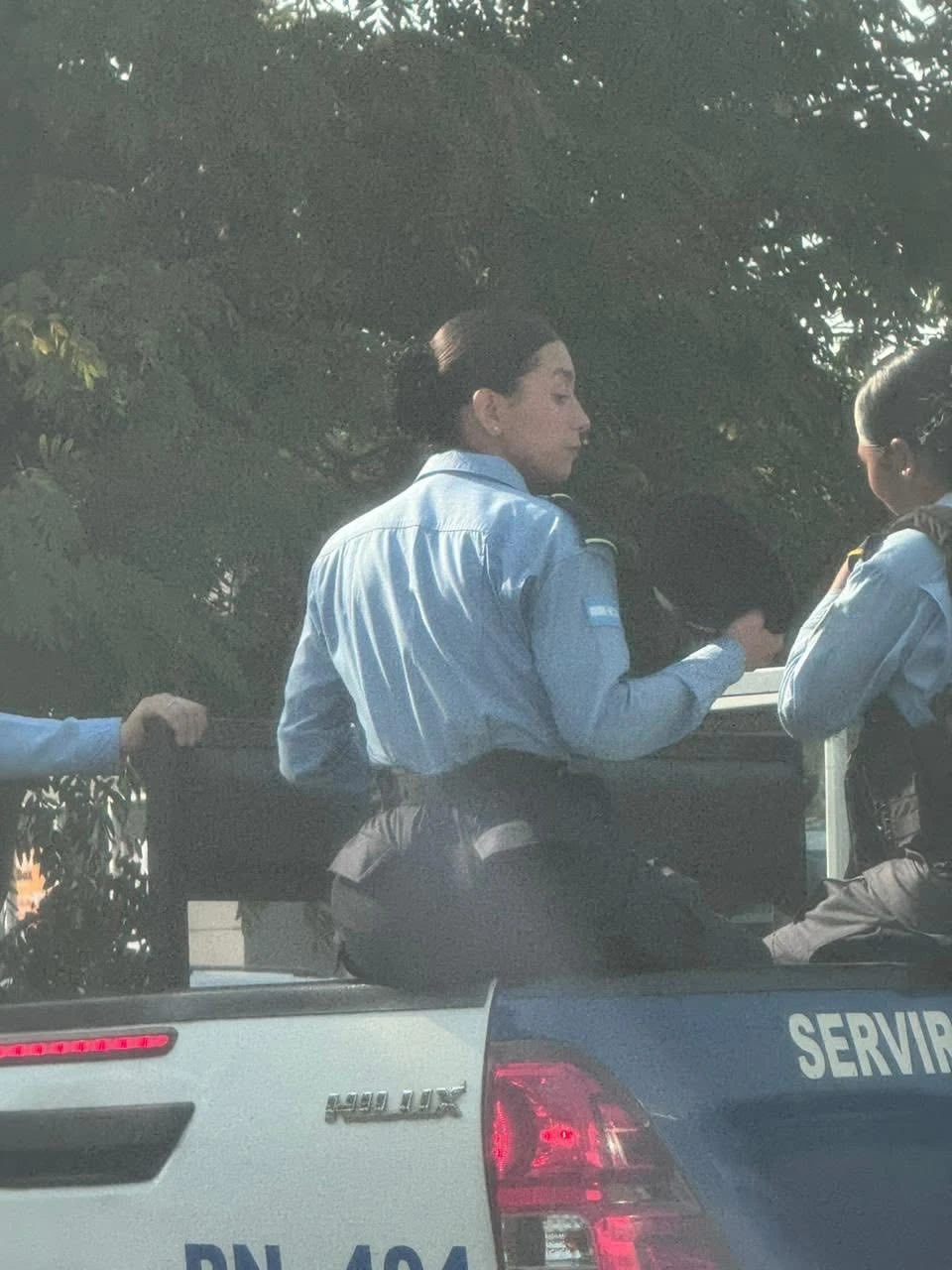 joven policia