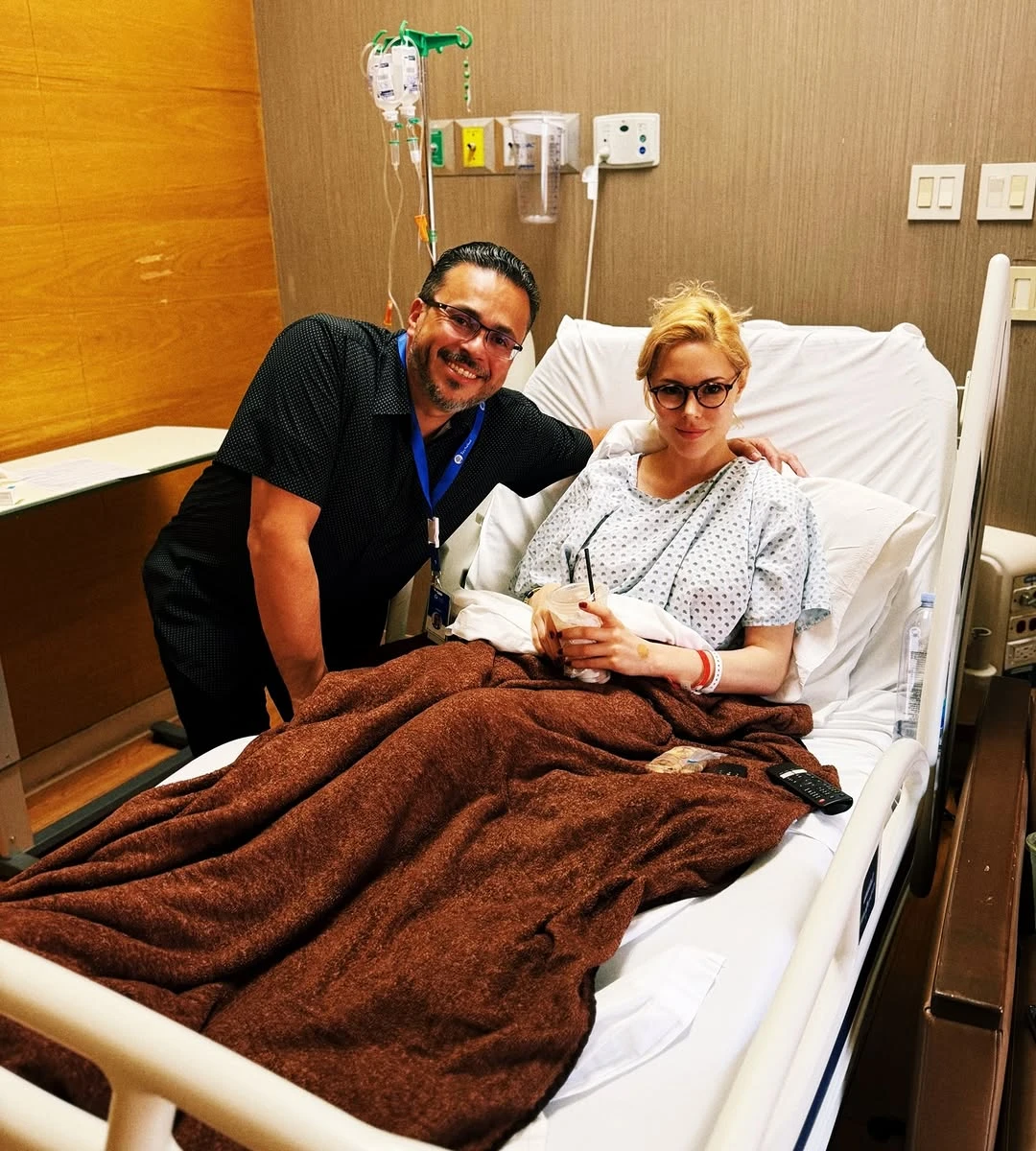 mirosalva con el doctor