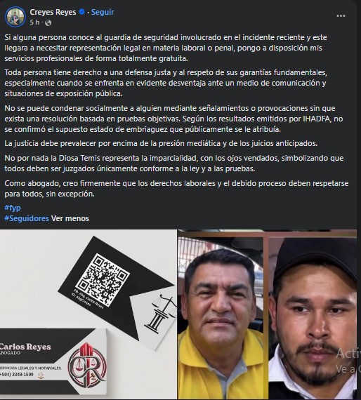 Abogado ofrece sus servicios