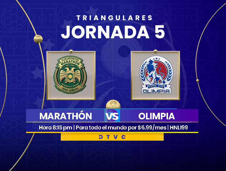 EN VIVO: Marathón vs. Olimpia, juego disponible a nivel mundial