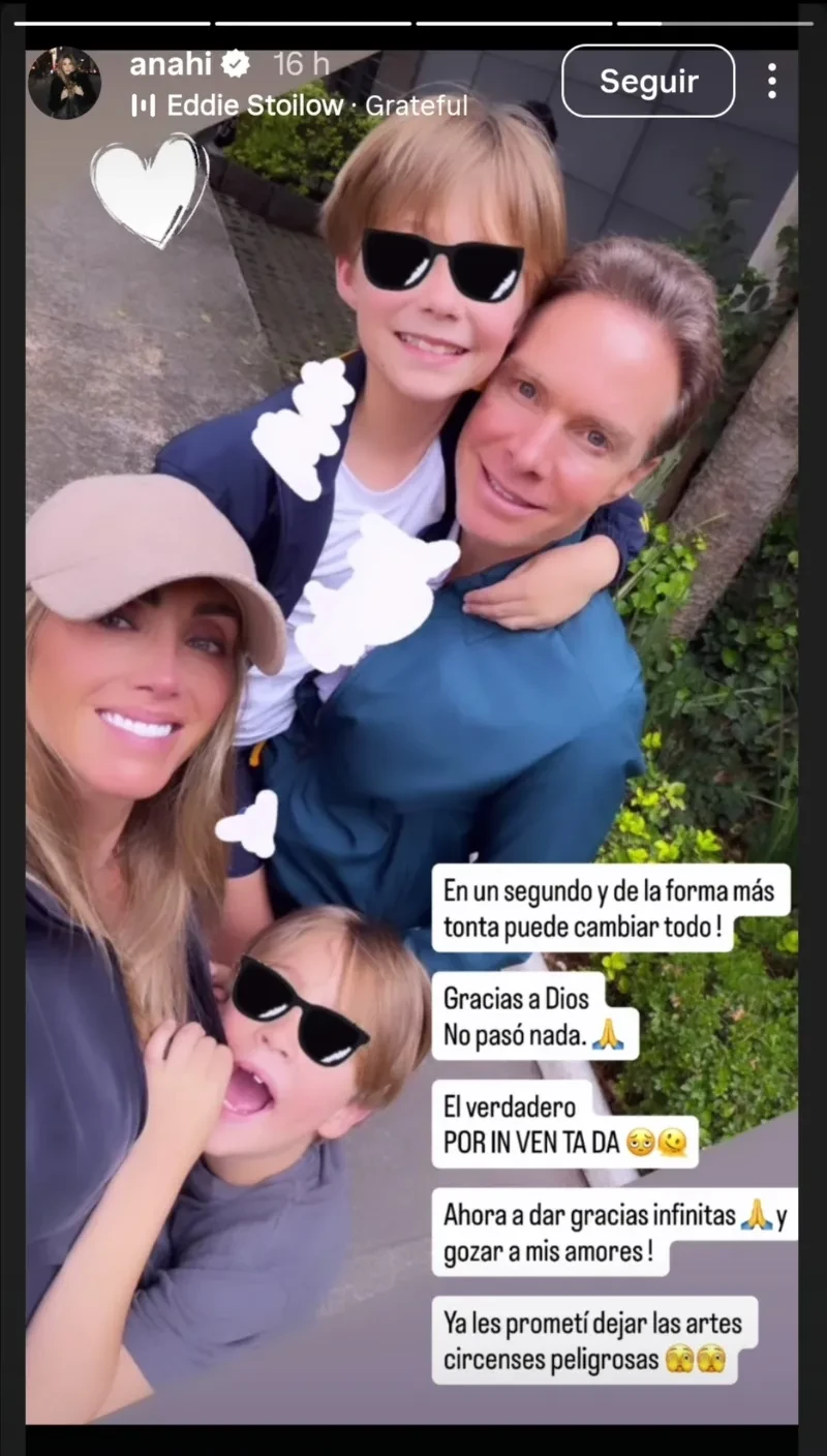 Anahí y su familia 