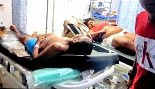 Imagen de Marito y María Chichuy en el hospital
