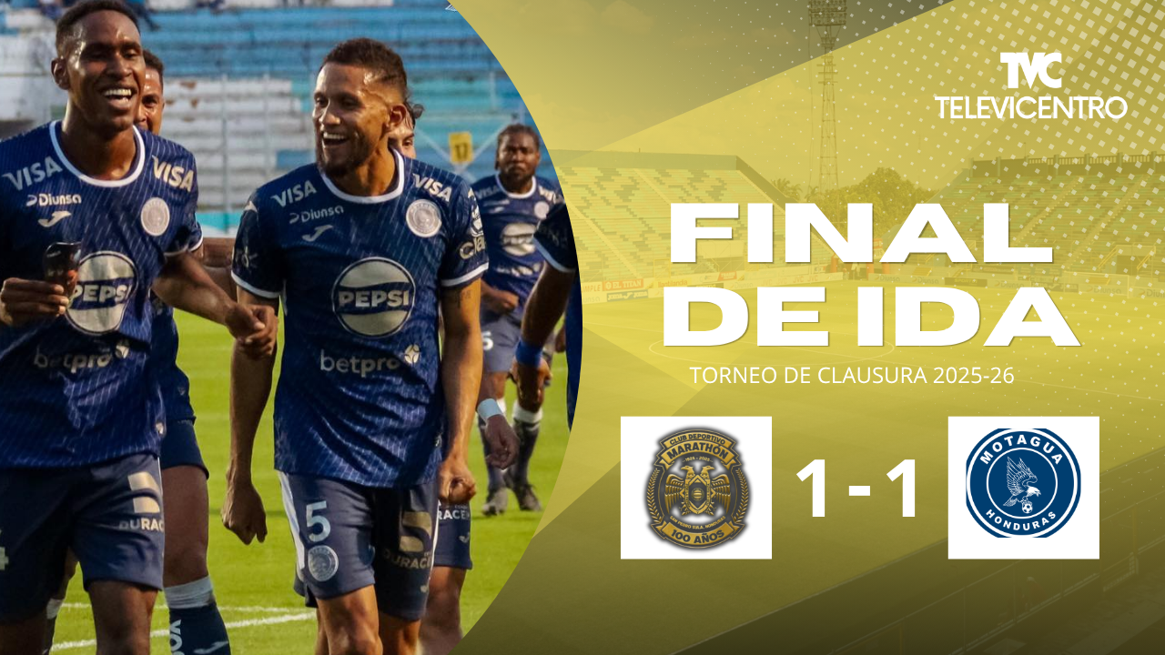Marathón rescata el empate en el último suspiro ante Motagua