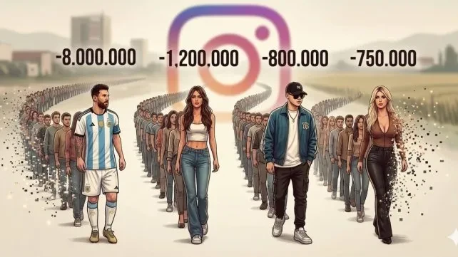 Cristiano Ronaldo, Kylie Jenner y Selena Gómez son algunos de los famosos más afectados, perdiendo millones de seguidores en pocas horas. 

