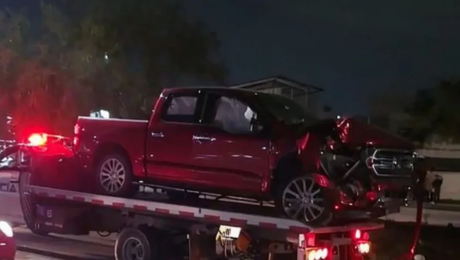 Imagen de accidente de Paola Suárez