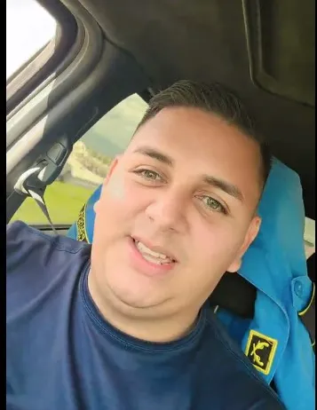Luis Banegas policia viral 