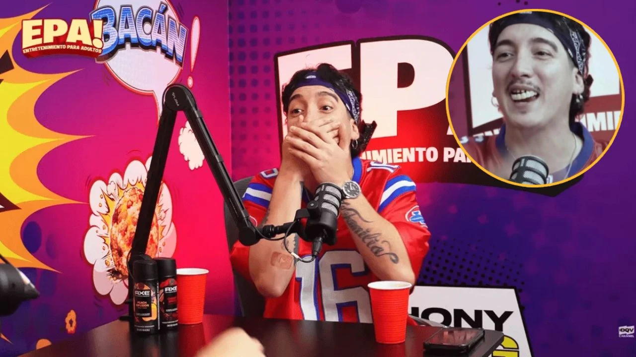 Imagen Principal de Nota: Video viral: influencer sufre percance dental durante transmisión en vivo