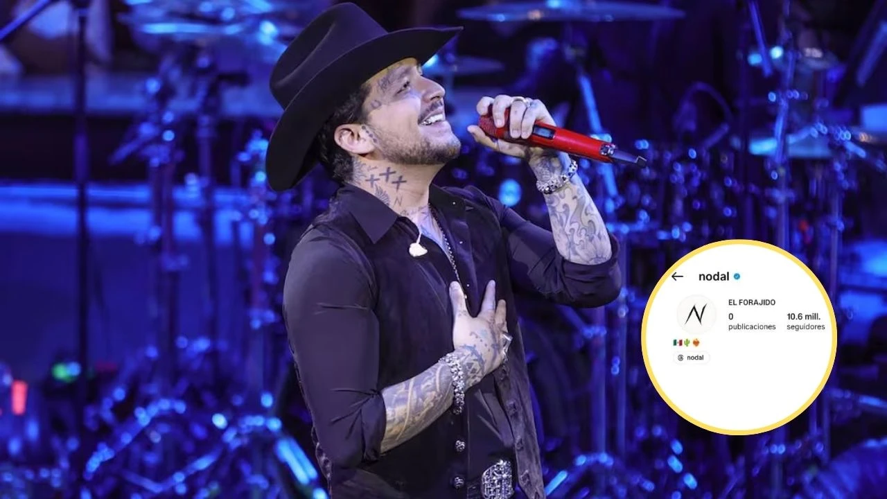 Christian Nodal borra todo su contenido en Instagram y desata rumores: esto pasó