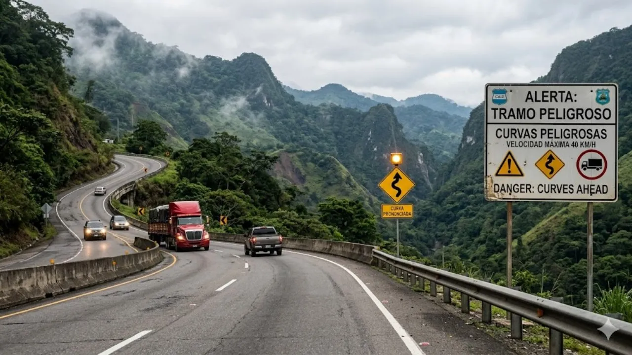Imagen Principal de Nota: DNVT: puntos más peligrosos en las carreteras de Honduras