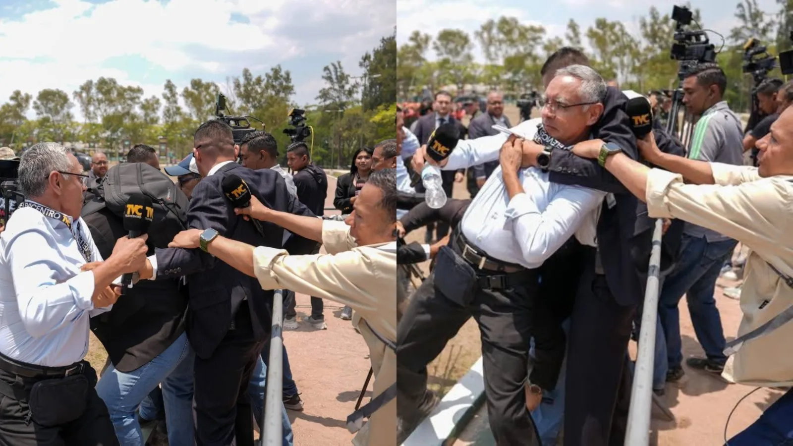 Imagen Principal de Nota: Así defendió Flabio Pavón a Hedy Quintero tras agresión de Guardia Presidencial