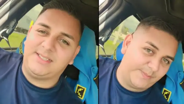 Imagen Principal de Nota: "Dichosa la dueña de esos ojitos": policía roba corazones con inesperado video