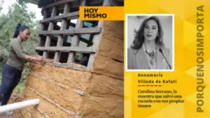Imagen de Carolina Serrano, la maestra que salvó una escuela con sus propias manos