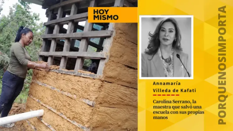 Imagen Principal de Nota: Carolina Serrano, la maestra que salvó una escuela con sus propias manos