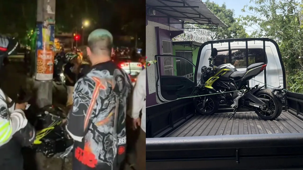 Reconocido tiktoker causa accidente y recibe multa de casi 19 mil lempiras