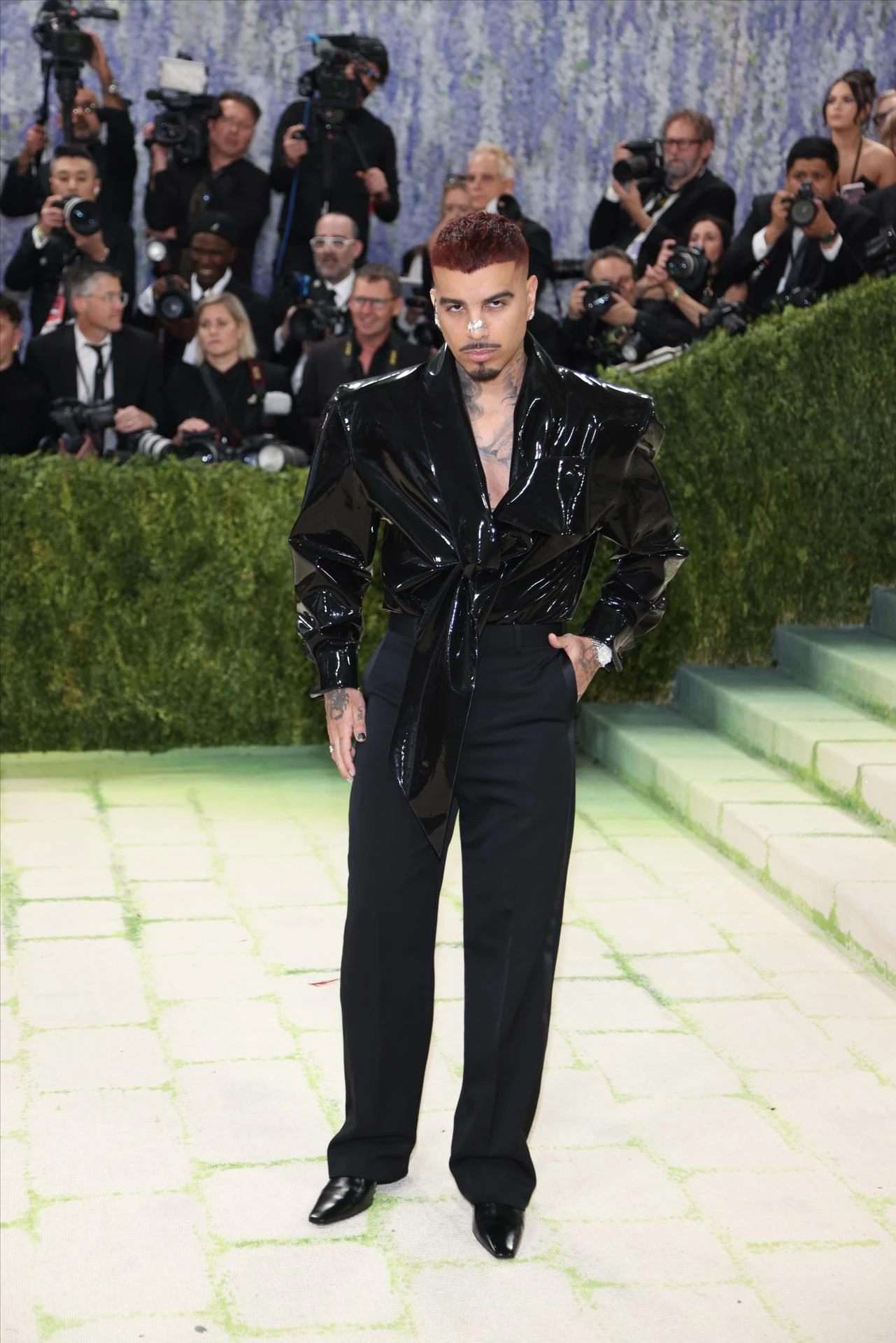 Rauw Alejandro en la Met Gala 2026. 